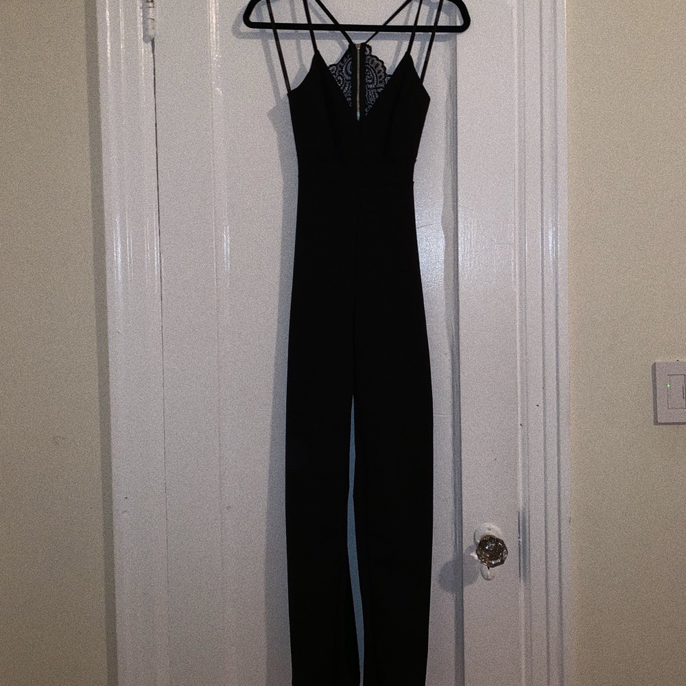 Cute black jumpsuit from Joe & Elle